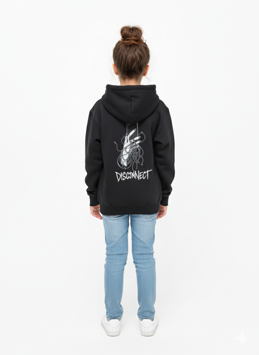 DISCONNECT GREY HOODIE