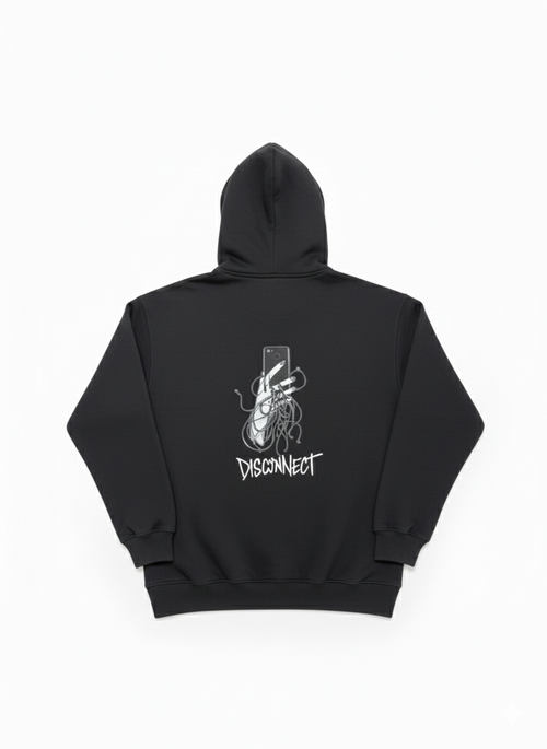 DISCONNECT GREY HOODIE