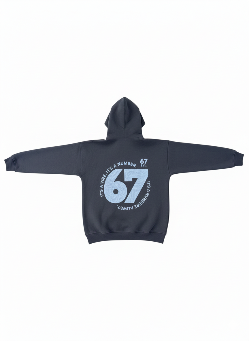 67 GREY HOODIE
