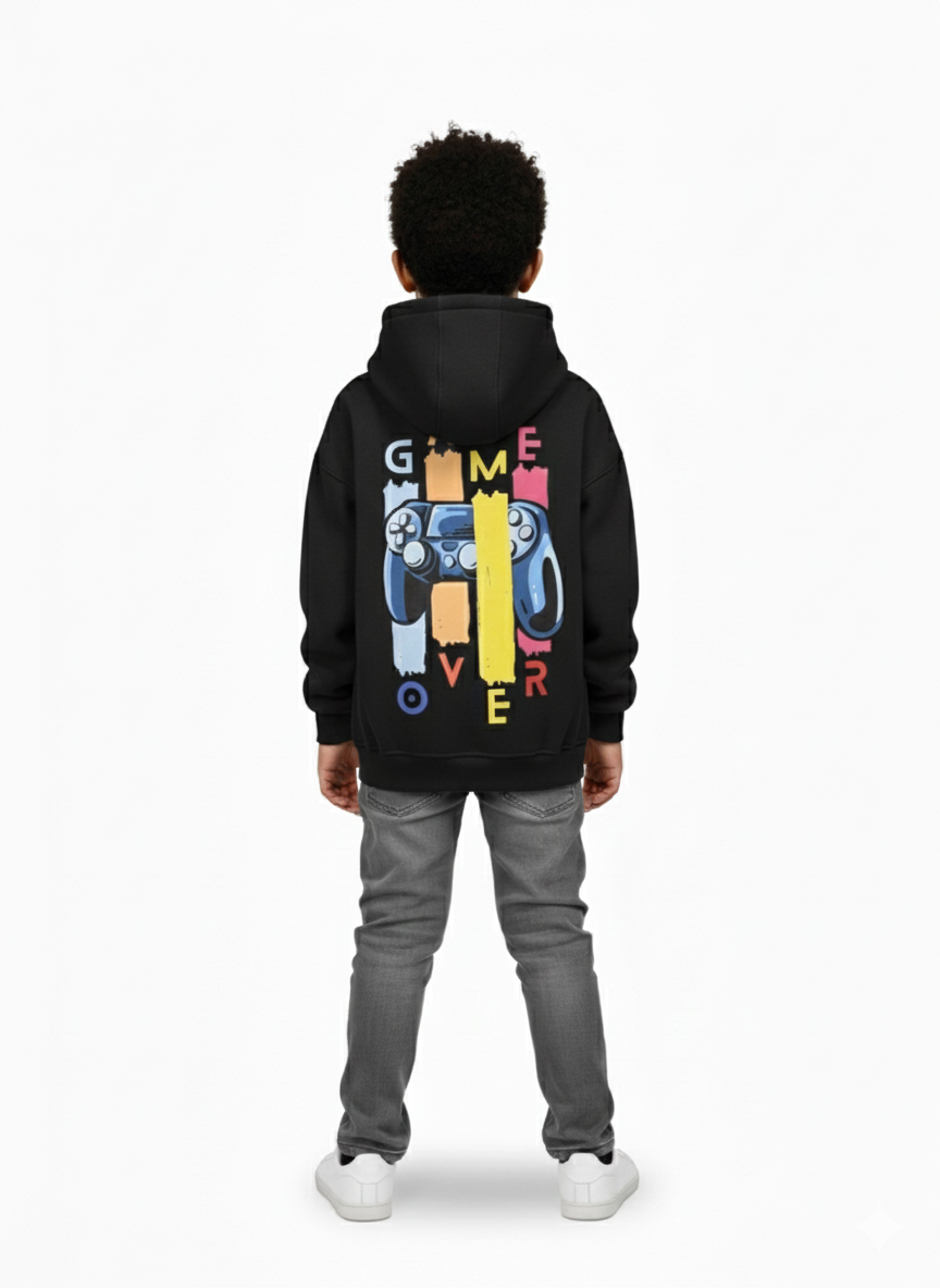 GAME OVER BLACK HOODIE