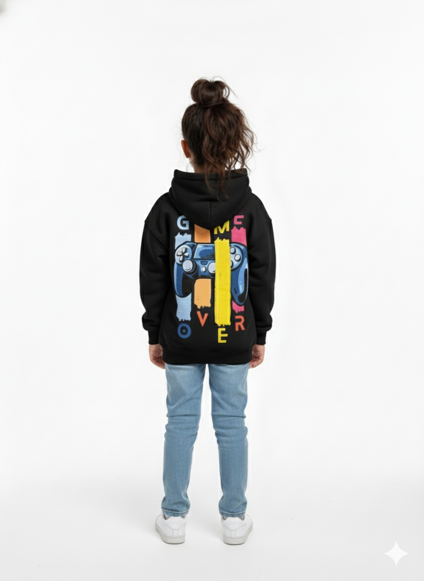 GAME OVER BLACK HOODIE